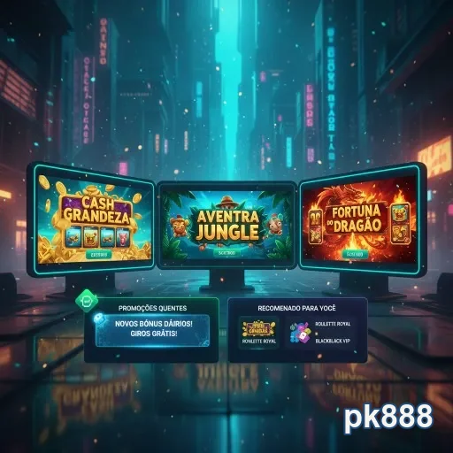 Ilustração de Jogos de Slots Empolgantes